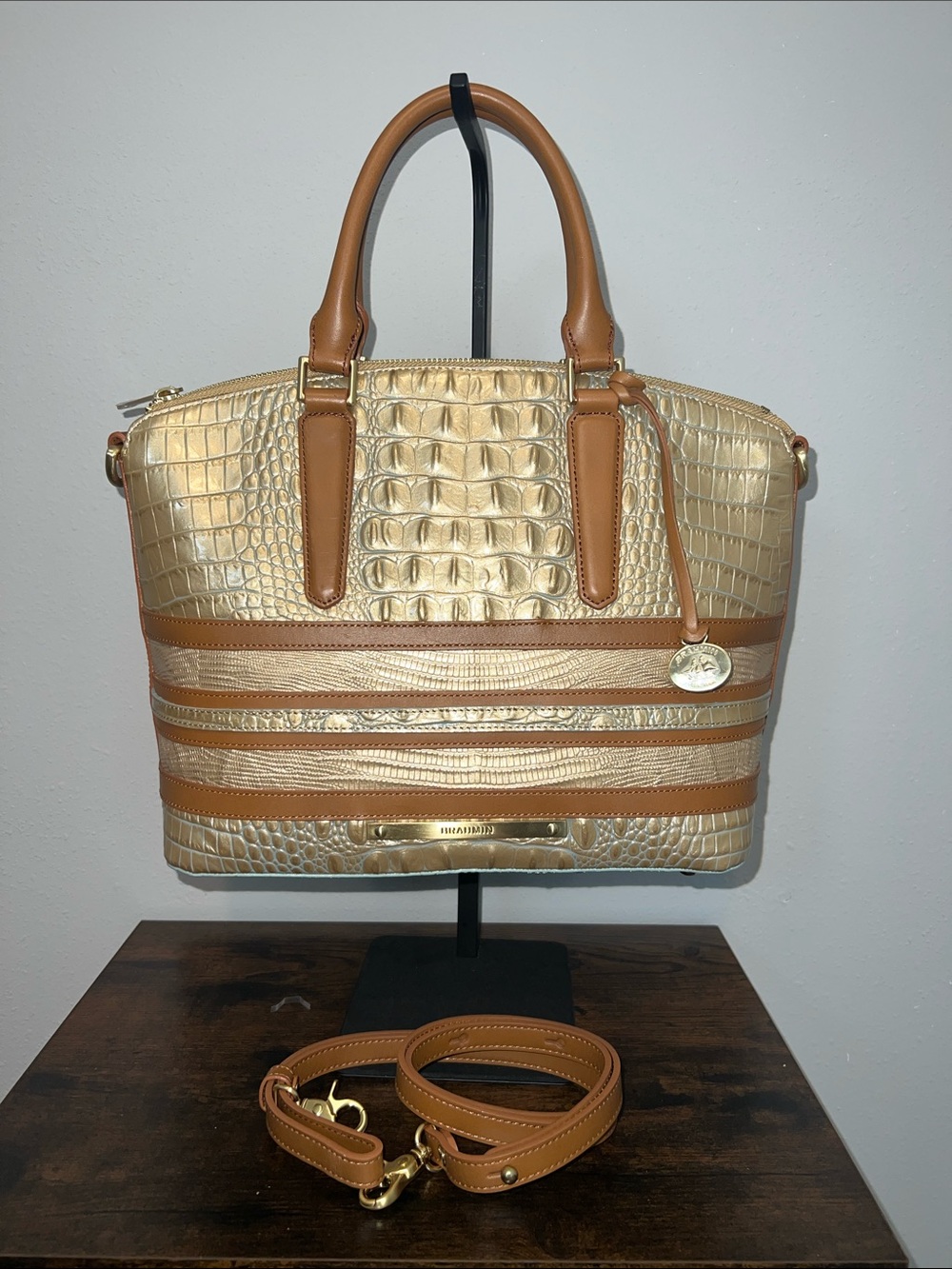 Brahmin Duxbury Satchel - Mojave Vineyard